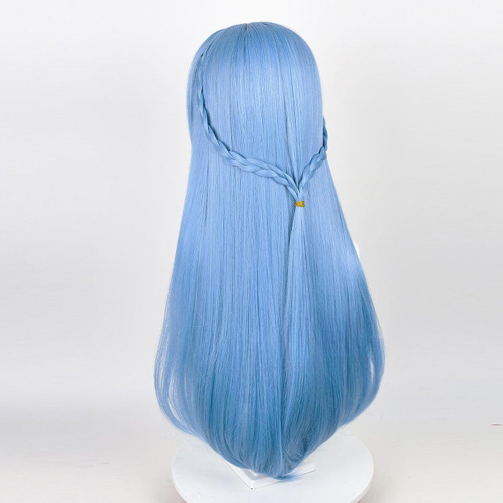 Game GODDESS OF VICTORY NIKKE Helm Blue Long Cosplay Wig