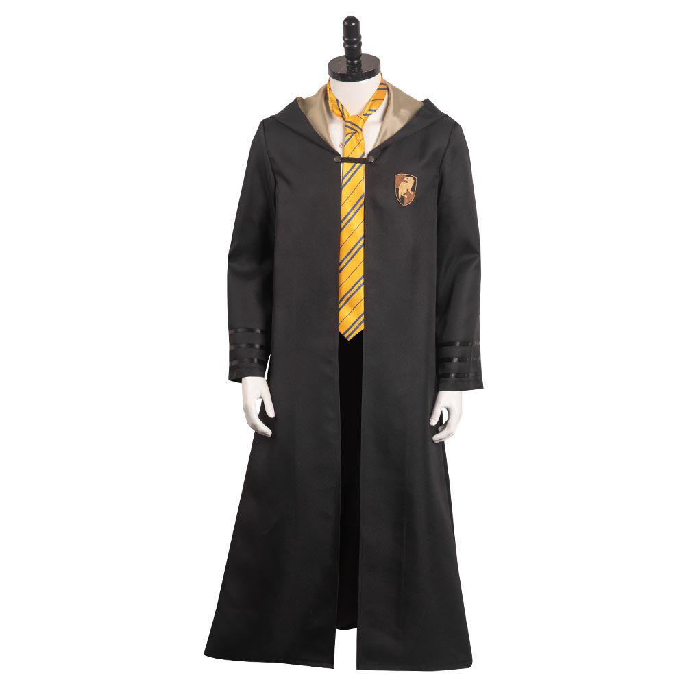 Hufflepuff Hogwarts Legacy Cosplay Costume Halloween Carnival Party Disguise Suit
