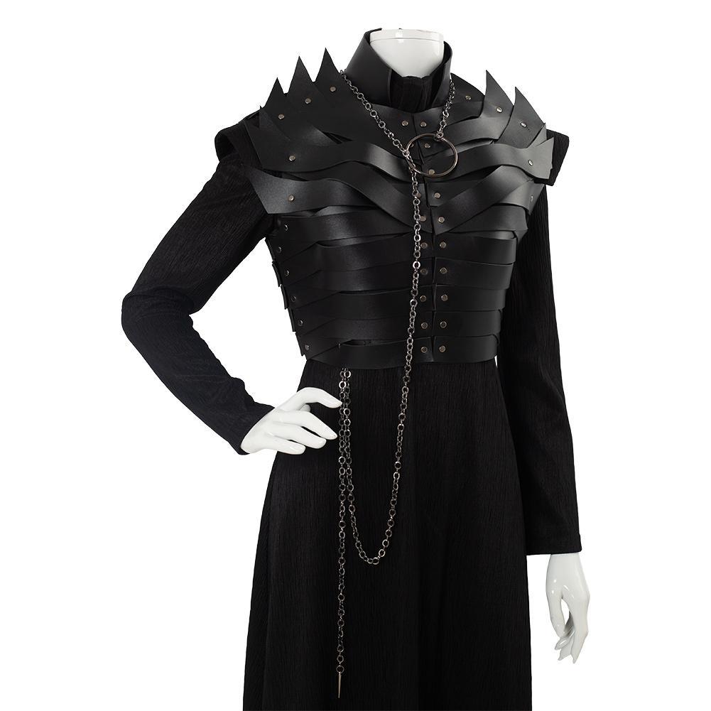 Game of Thrones Season 8 S8 E2 Sansa Stark Leather Armor Cosplay Costume