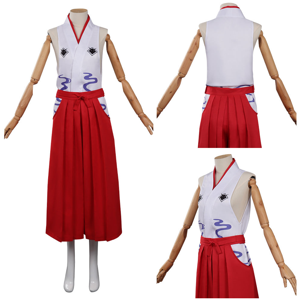 Anime One Piece Yamato Cosplay Costume Kendo Hakama Outfits