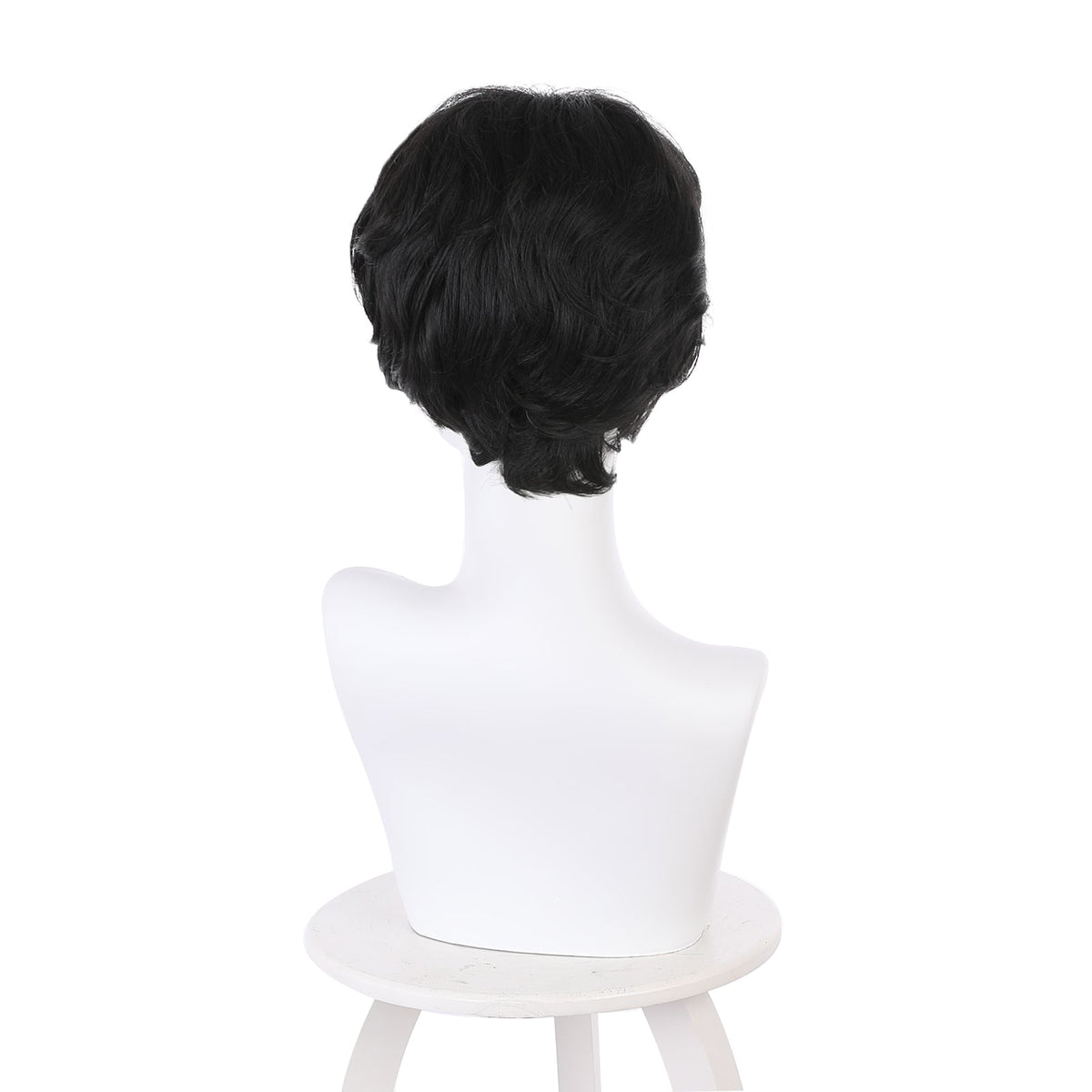 Anime The Duke of Dearh and His Maid Duke of Dearh Black Short Cosplay Wig