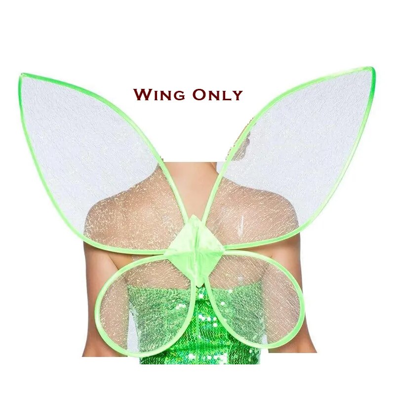 3Colors Elf Cosplay Halloween Costumes For Woman Adults Fairy Wings Fancy Ball Role Play Party Performance Show Princess