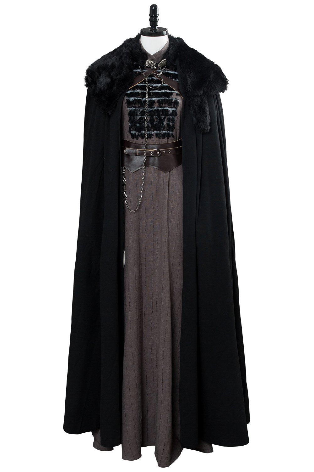 Game of Thrones Sansa Stark Outfit Cosplay Costume GOT Women Halloween Costume