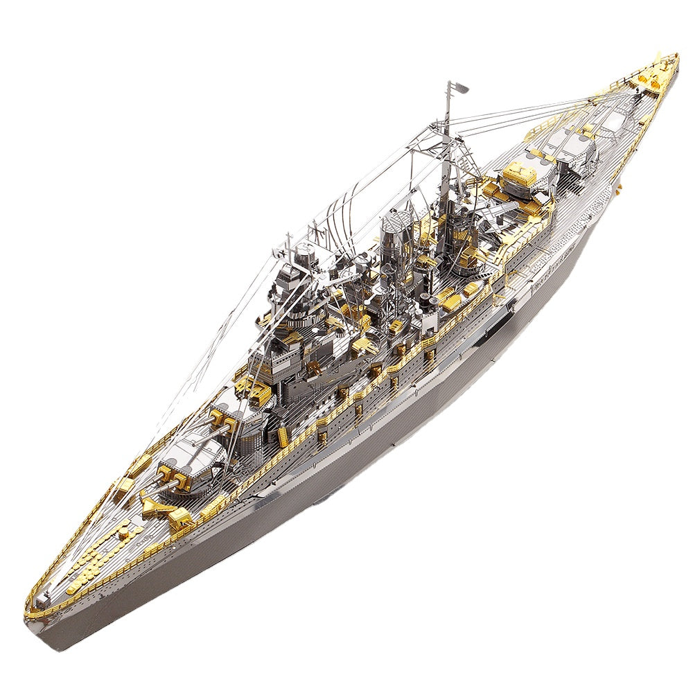 3D Metal Puzzle Model Building Kits - Nagato Class Battleship Jigsaw Toy ,Christmas Birthday Gifts for Adults