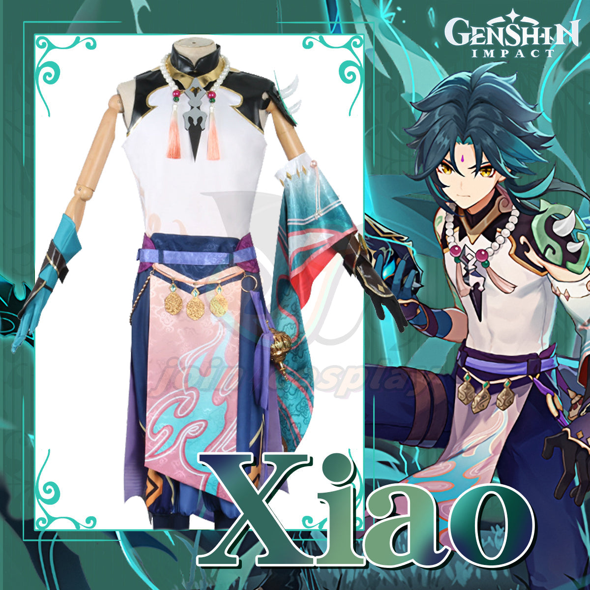 Genshin Impact Xiao Cosplay Costume