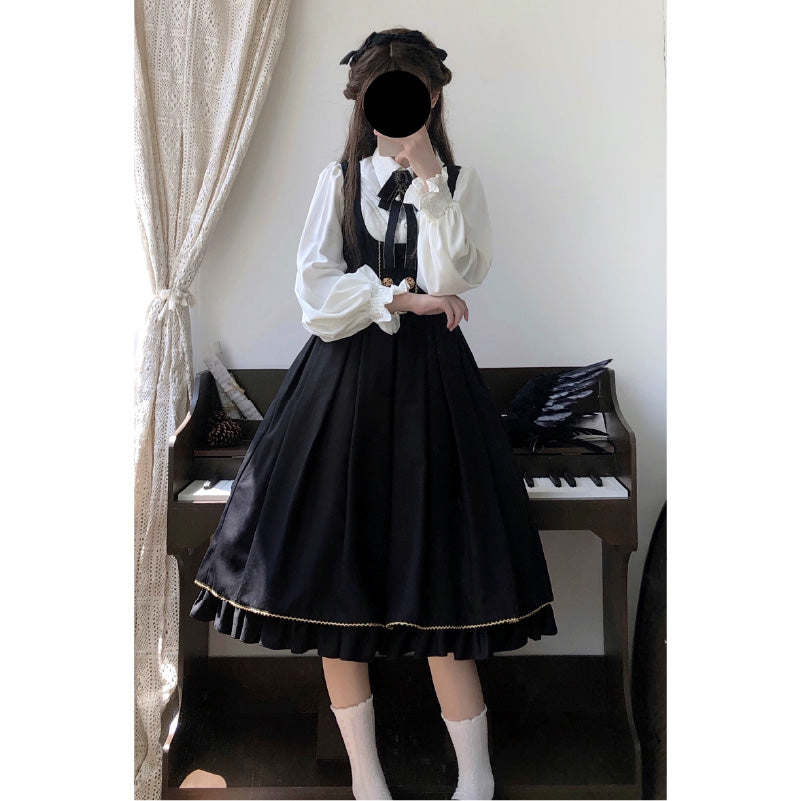Physicist Inspired Elegant Academia Core Lolita Dress