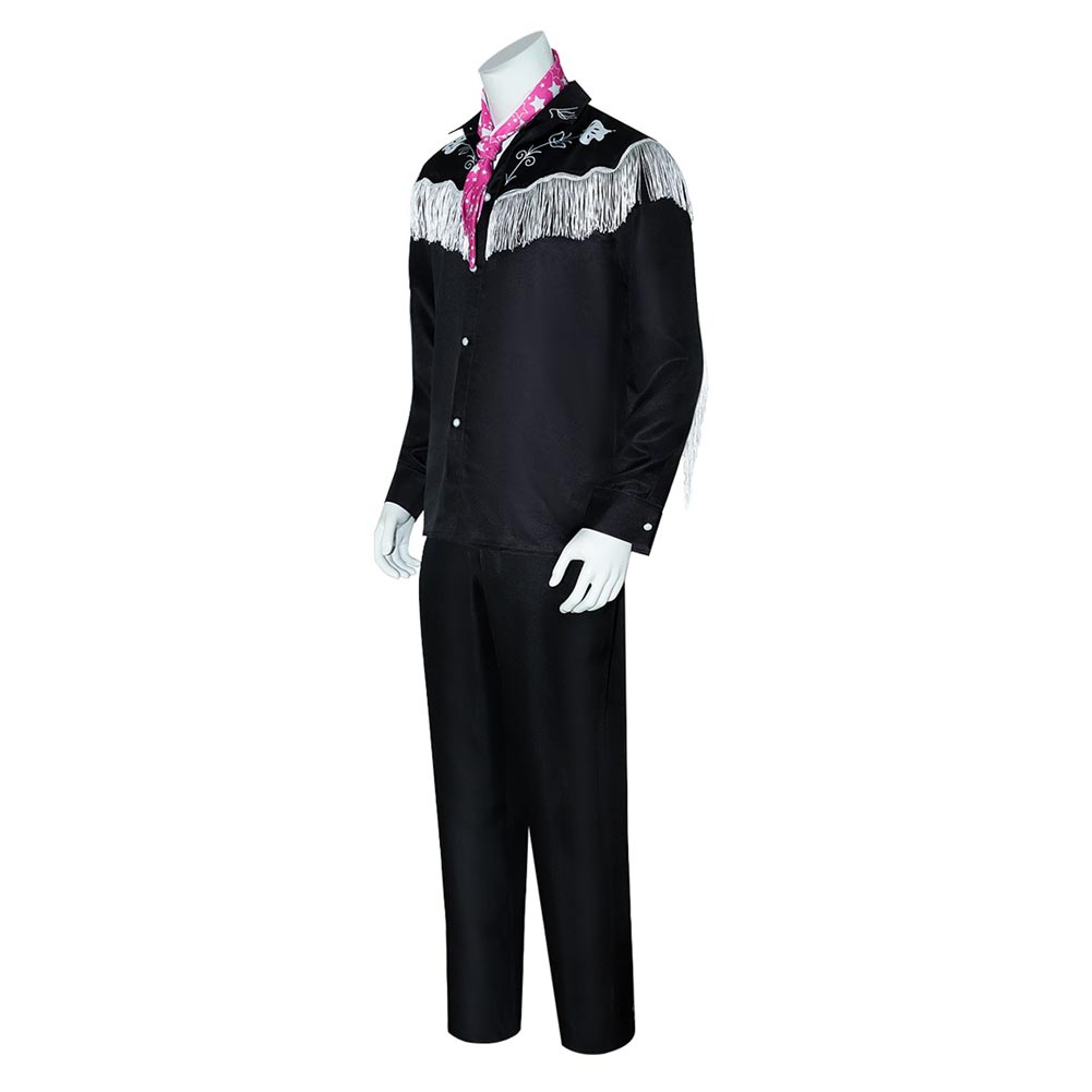 Barbie Movie Ken Western Cowboy Retro Outfits Halloween Carnival Suit Ken Cosplay Costume