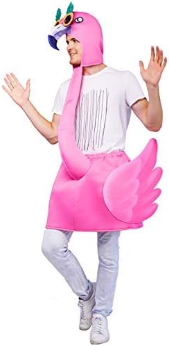 Flamingo Costume for Adults Unisex One Size Fits Most Halloween Cosplay Party Outfit