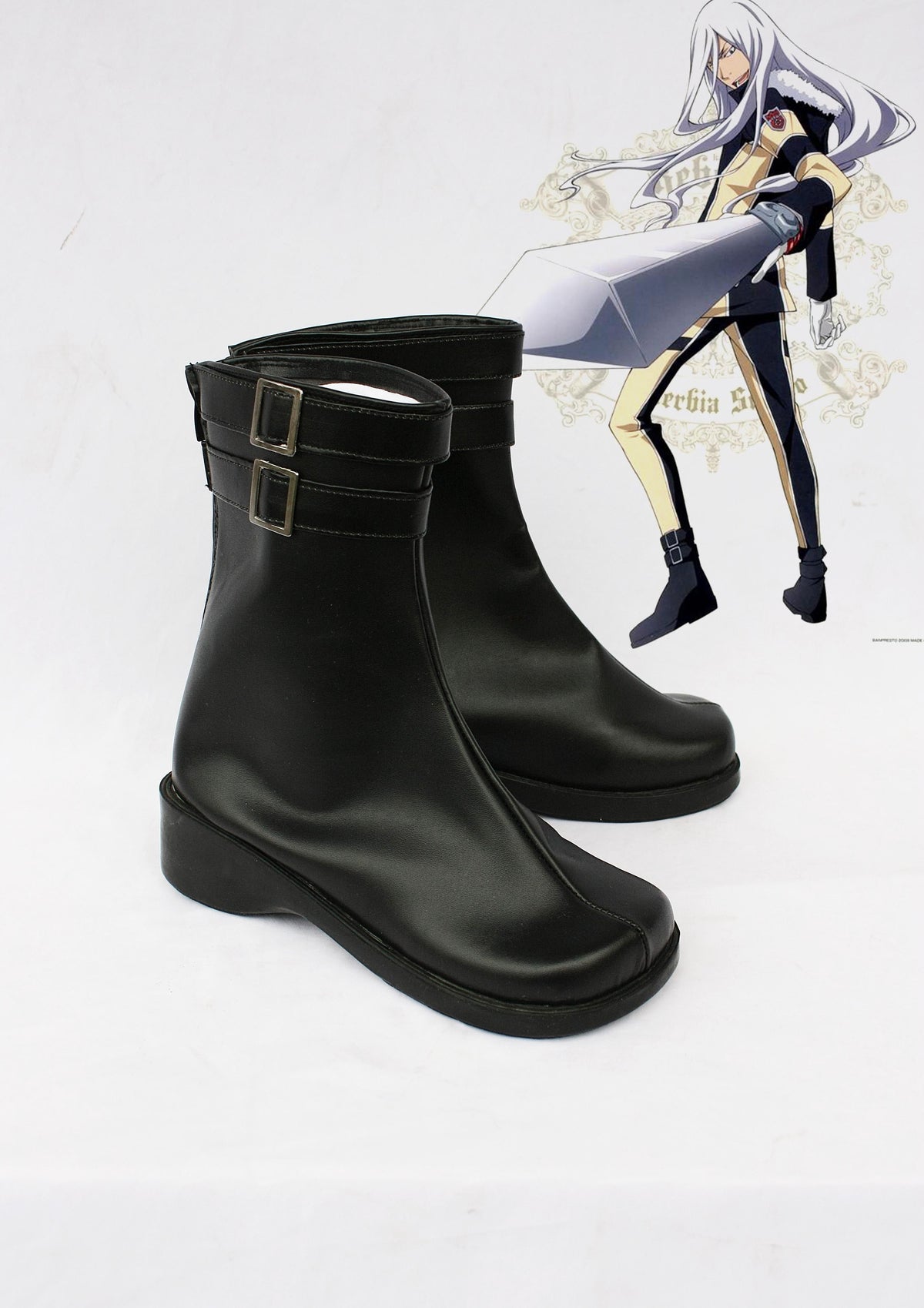Kato Hitman Reborn Superbi Squalo Cosplay Shoes Boots