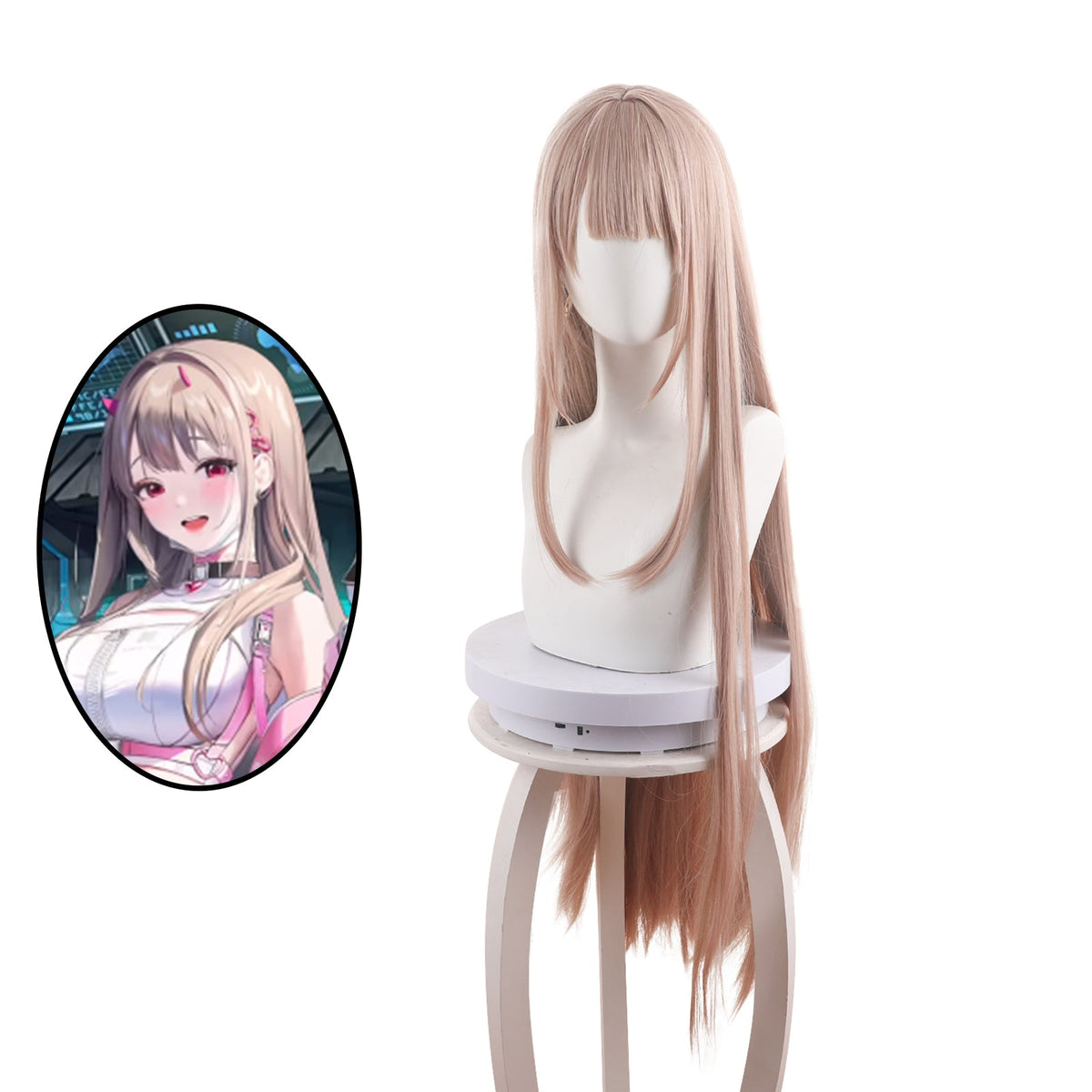 Game GODDESS OF VICTORY NIKKE Viper Brown Long Cosplay Wig
