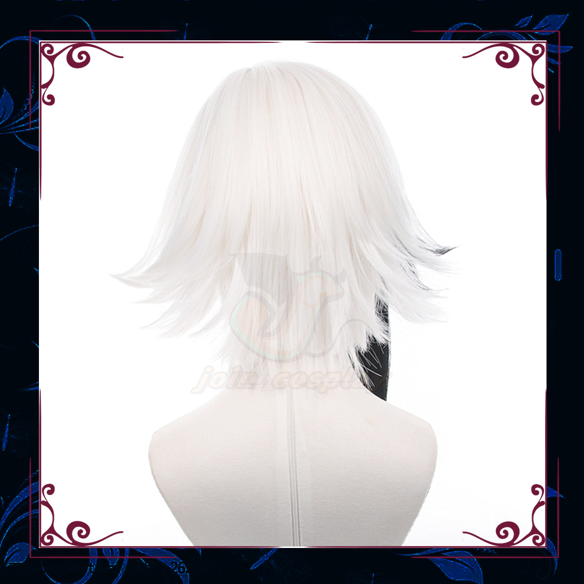 Genshin Impact Fatui Servant Arlecchino Cosplay Wig