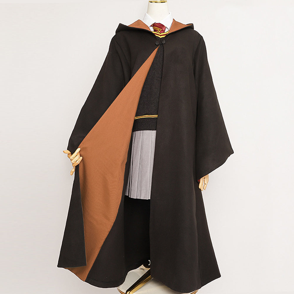 Harry Potter Hogwarts school uniform cloak Movie Cosplay Costume