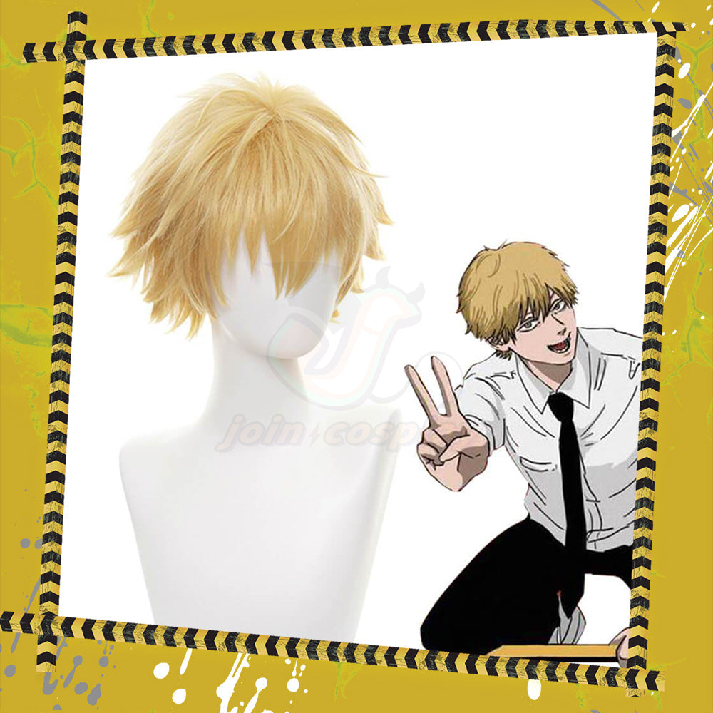 Chainsaw Man-Denji Golden Cosplay Wig