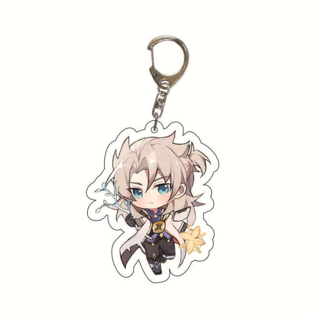 Genshin Impact Cosplay Keychain