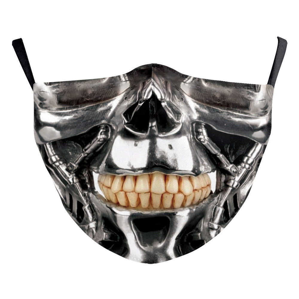 Digital Printing Adjustable Dust-proof Smog-proof Filter Adult Mask