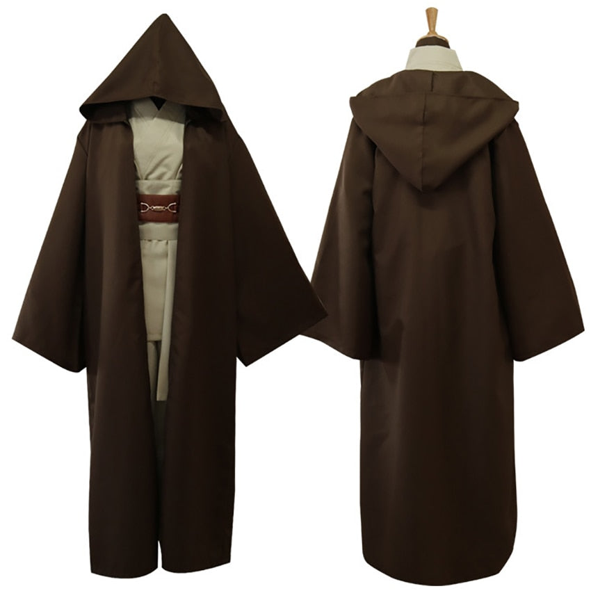 Jedi Knight Anime Cosplay Costume for Women Men Halloween Fancy Anakin Disguise May The Force Be with You