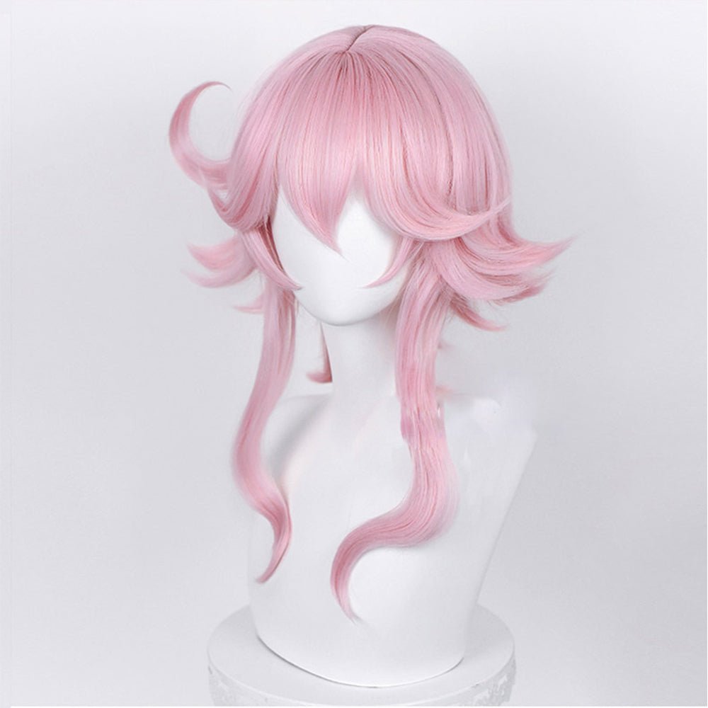 Anime Genshin Impact Dori Pink Medium Cosplay Wig