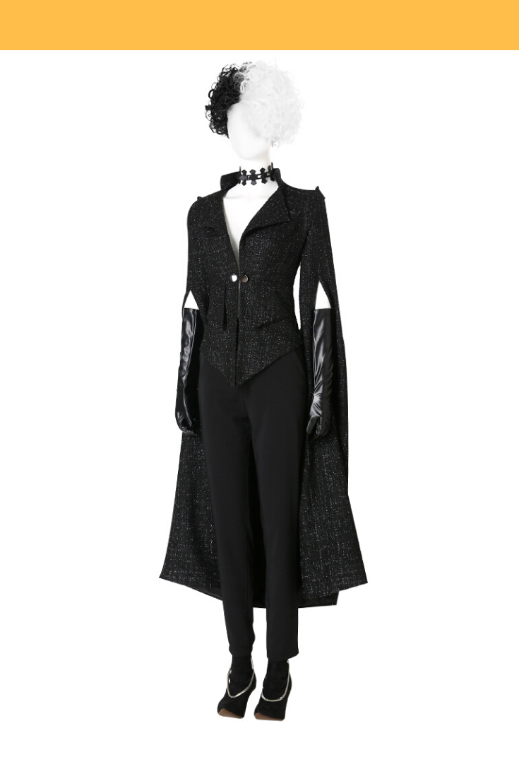 Cruella Live Action Movie Charity Gala Outfit Cosplay Costume
