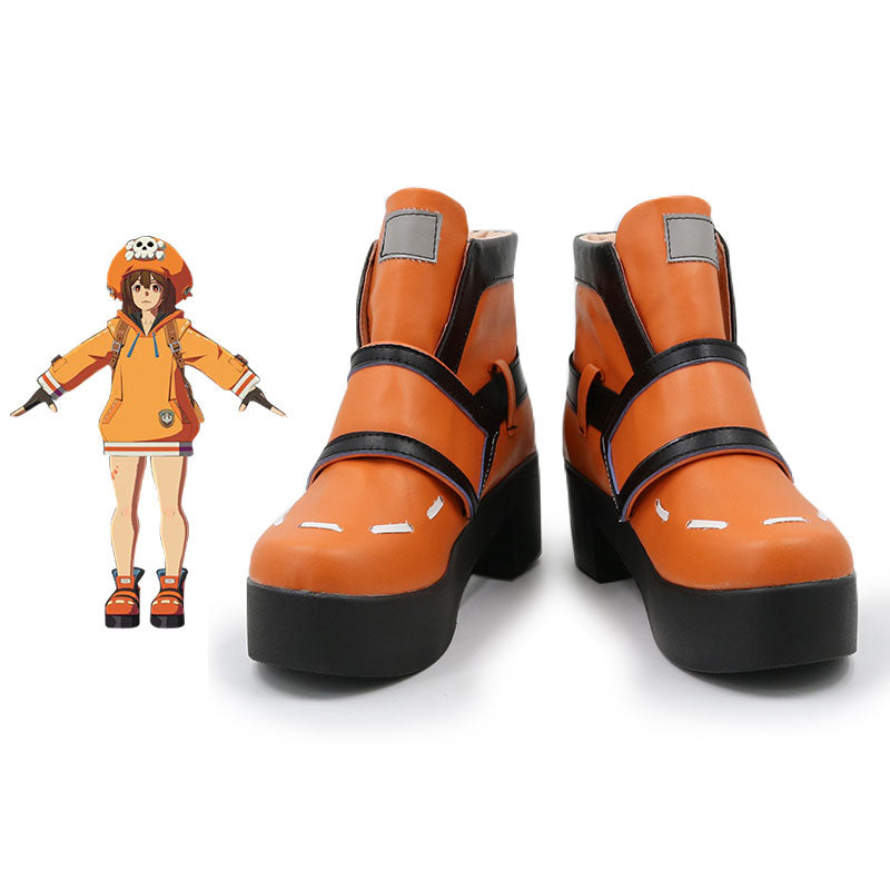 Guilty Gear STRIVE May Orange Cosplay Shoes