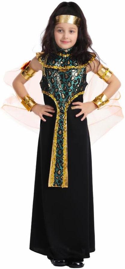 Egyptian Costume for Kids Halloween Dress Up Party Cosplay Outfit