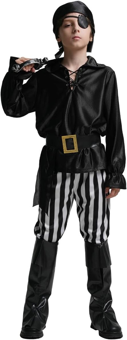 Kid's Boy Pirate Halloween Cosplay Costume