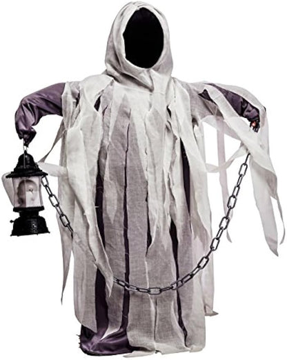 Disfraz de fantasma para niño con capucha para fiesta de Halloween