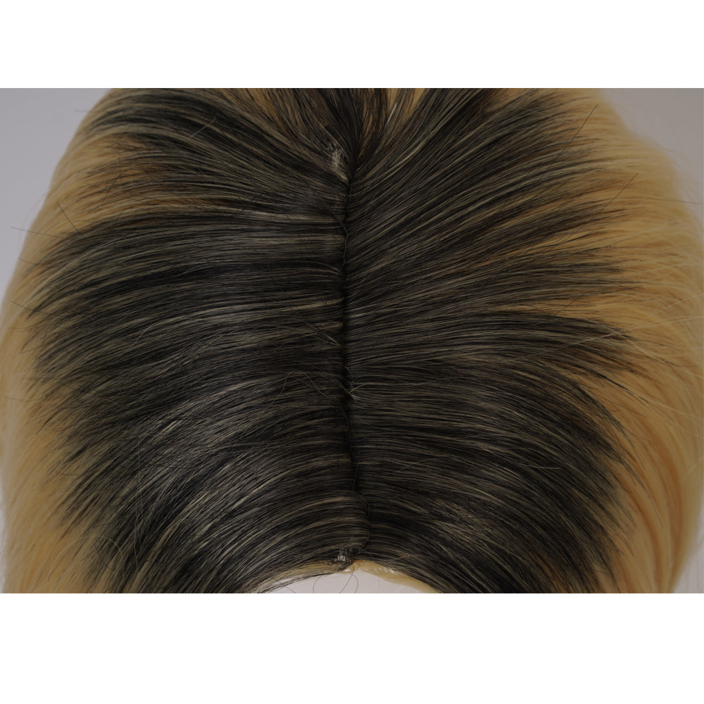 Haikyuu Kozume Kenma Golden and Black Short Cosplay Wig