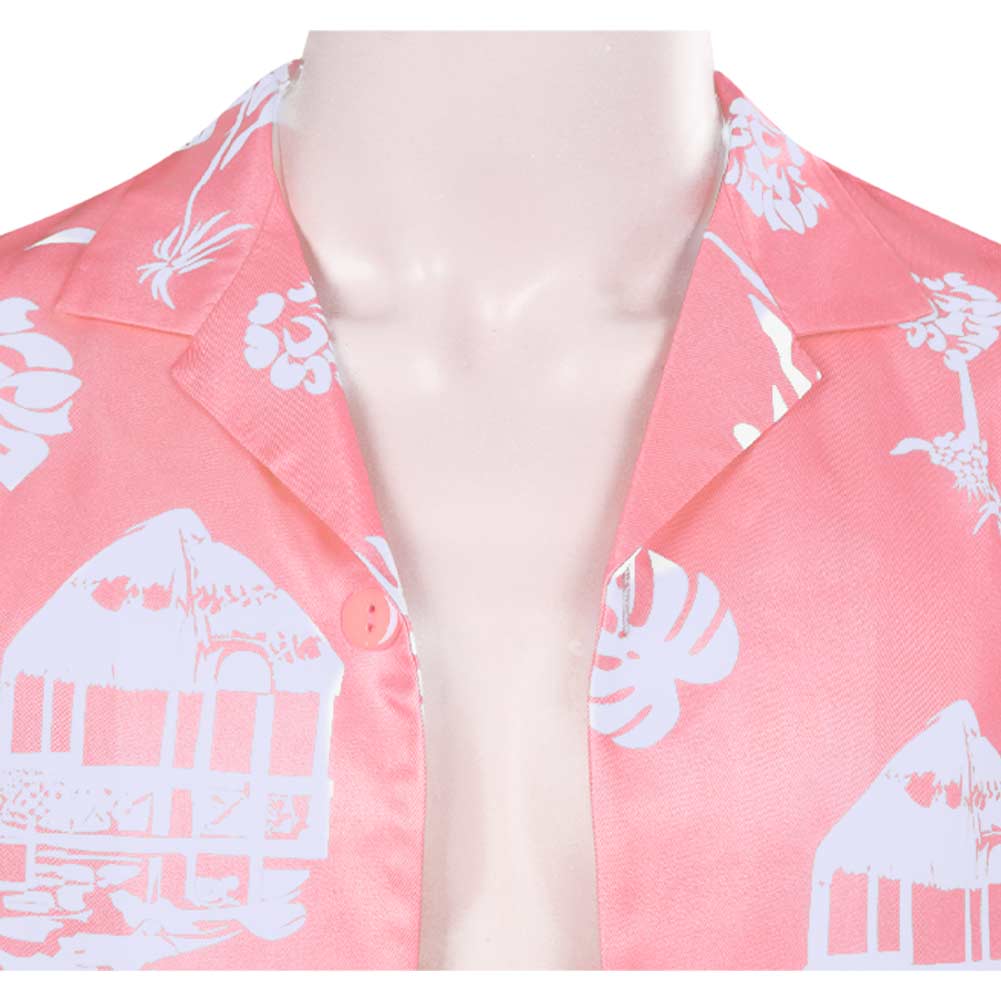 Movie Ken Male Pink Outfits Halloween Carnival Cosplay Costume
