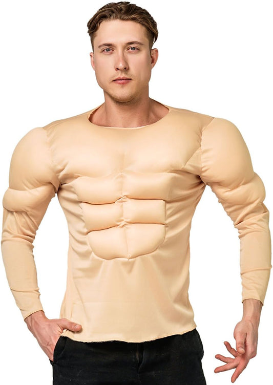 Déguisement de t-shirt musclé pour homme
