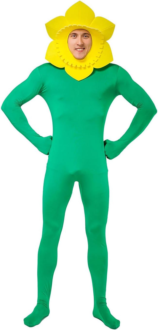Déguisement de tournesol pour homme adulte, idéal pour le cosplay et Halloween