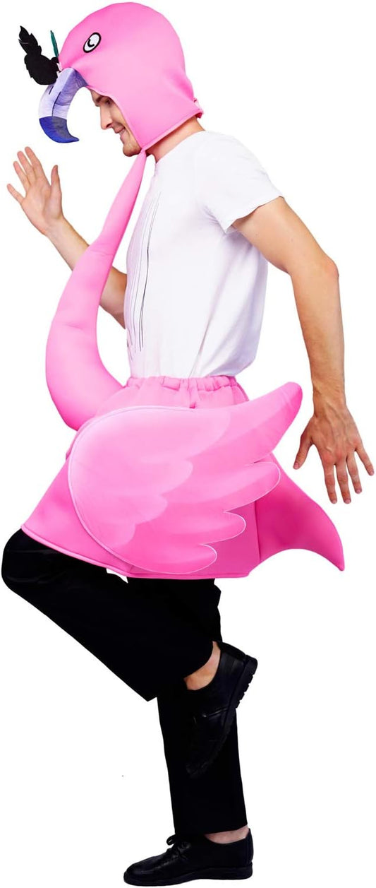 Flamingo Costume for Adults Unisex One Size Fits Most Halloween Cosplay Party Outfit