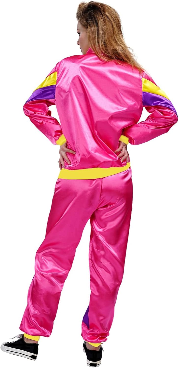 Adult Women and Men's Retro 80s 90s Hippie Costume for Halloween Party Cosplay