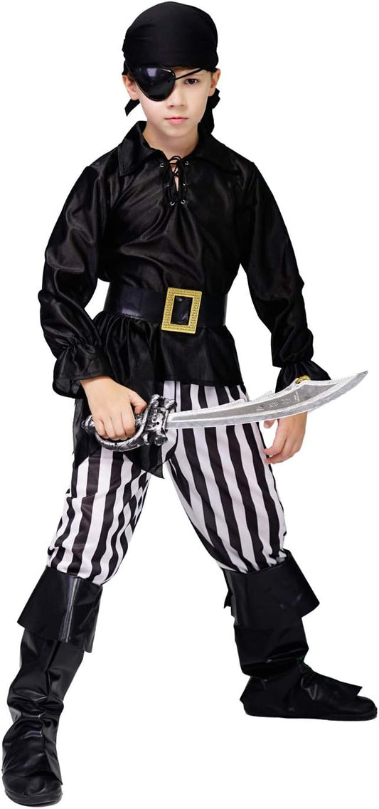 Kid's Boy Pirate Halloween Cosplay Costume