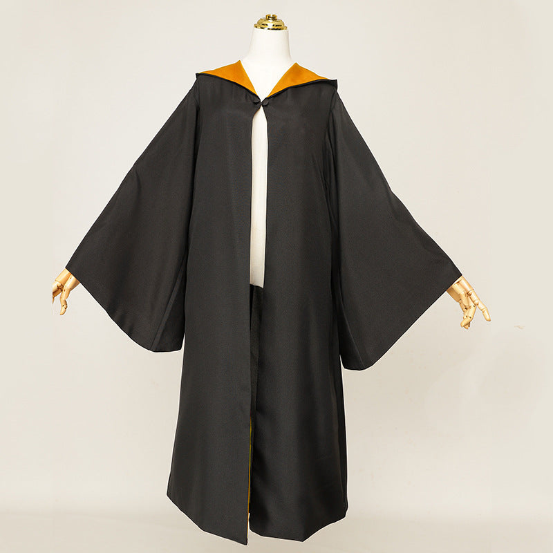 Harry Potter Hogwarts school uniform cloak Movie Cosplay Costume