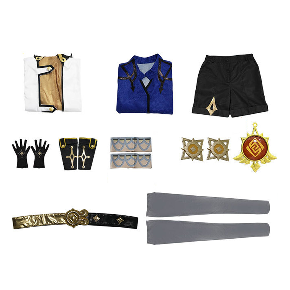 Genshin Impact Albedo Cosplay Costume