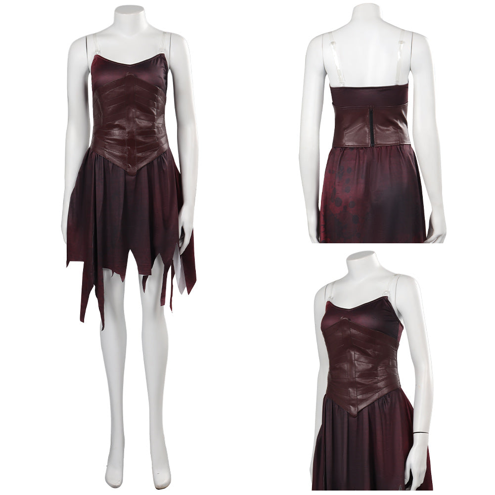 Movie Damsel Princess Elodie Battle Uniform Cosplay Costume Outfits Halloween Carnival Suit