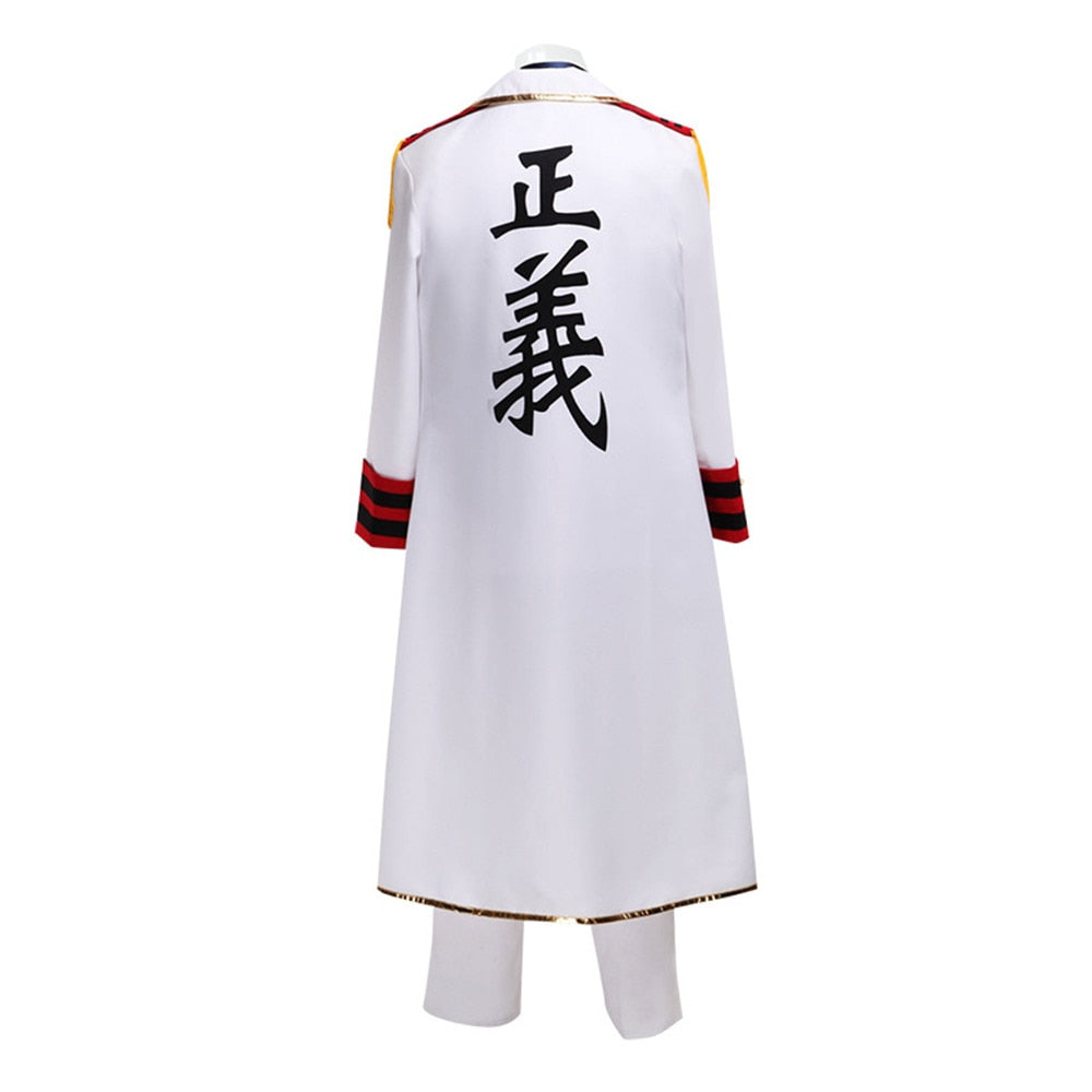 Anime One Piece Monkey · D · Garp Navy Uniform Cosplay Costume