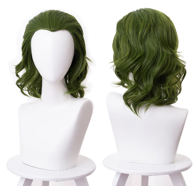 Joker Movie Clown Batman Joker Wig Cosplay Joaquin Phoenix Arthur Fleck Curly Green Synthetic Hair