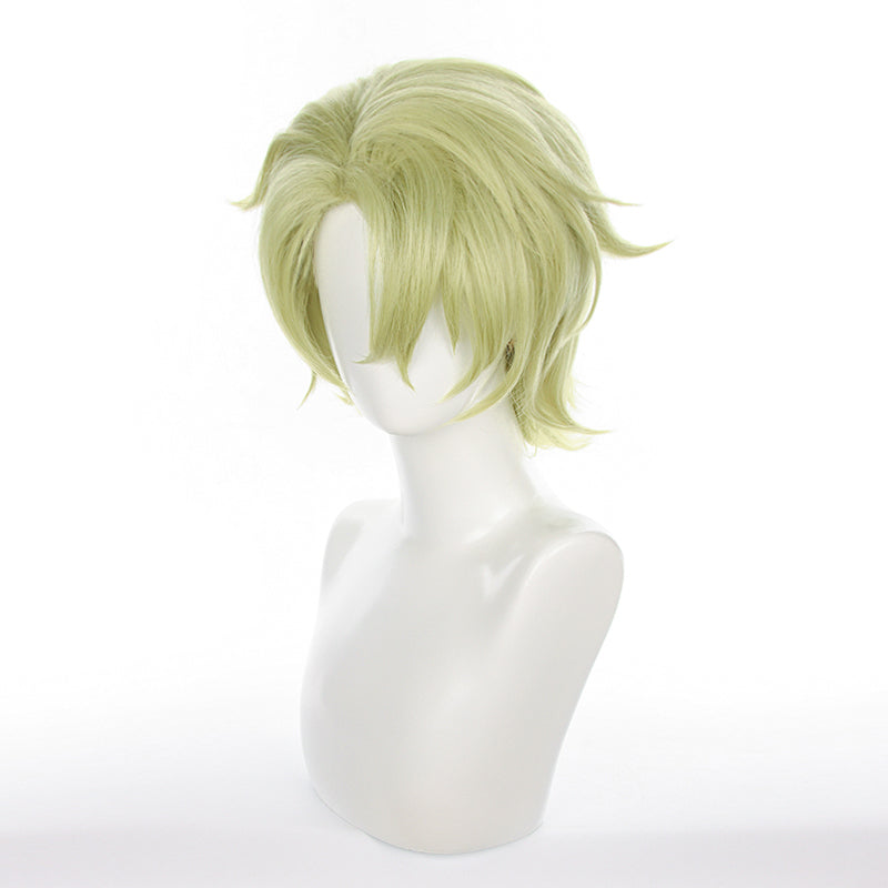 Ensemble Stars Tomoe Hiyori Green Short Cosplay Wig
