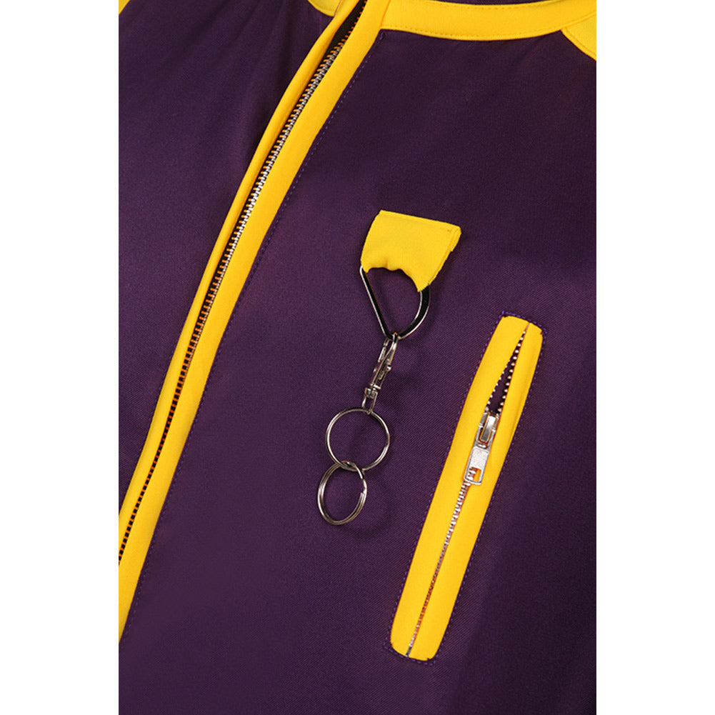 JoJo‘s Bizarre Adventure Kujo Jotaro Zip Up Halloween Carnival Suit Cosplay Costume