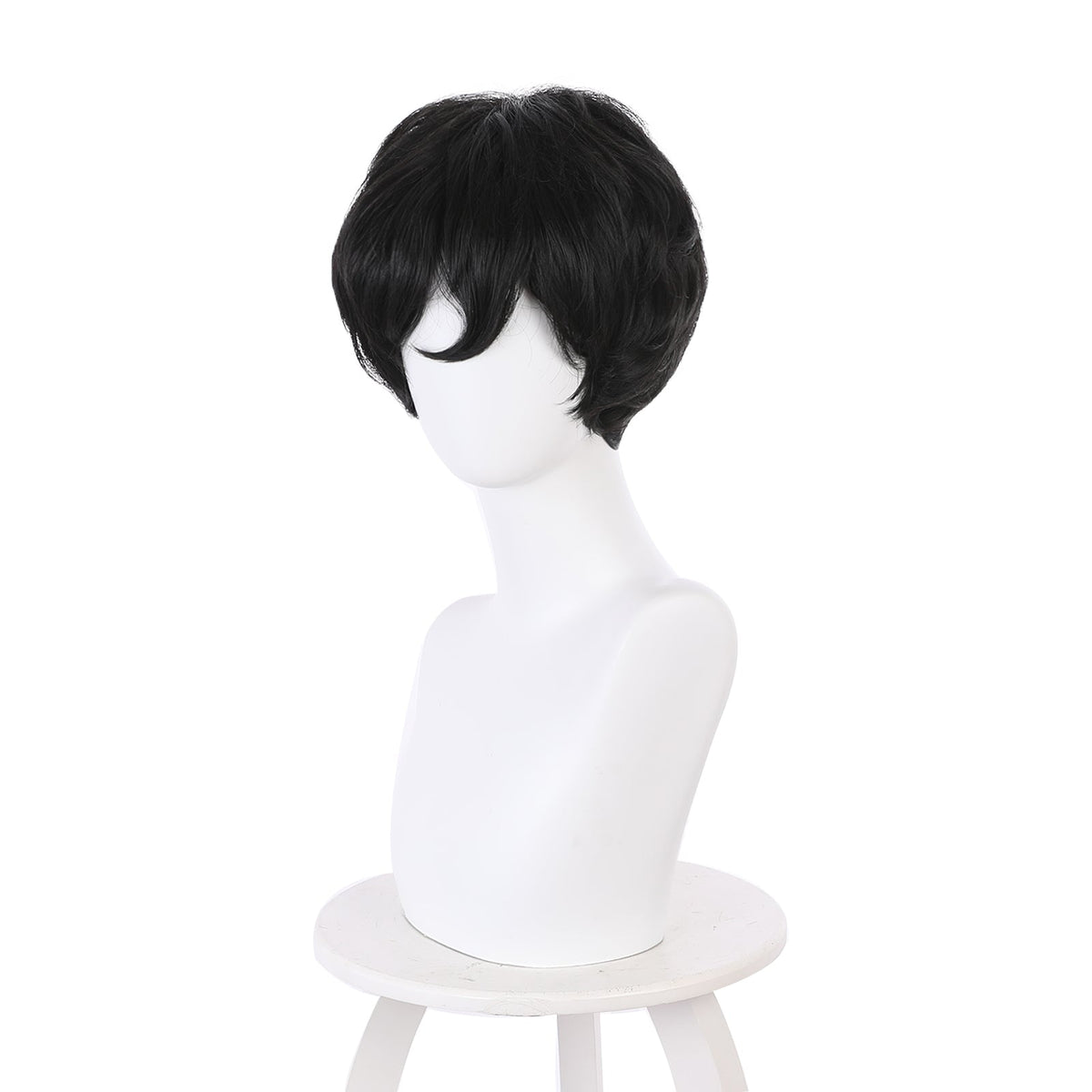 Anime The Duke of Dearh and His Maid Duke of Dearh Black Short Cosplay Wig