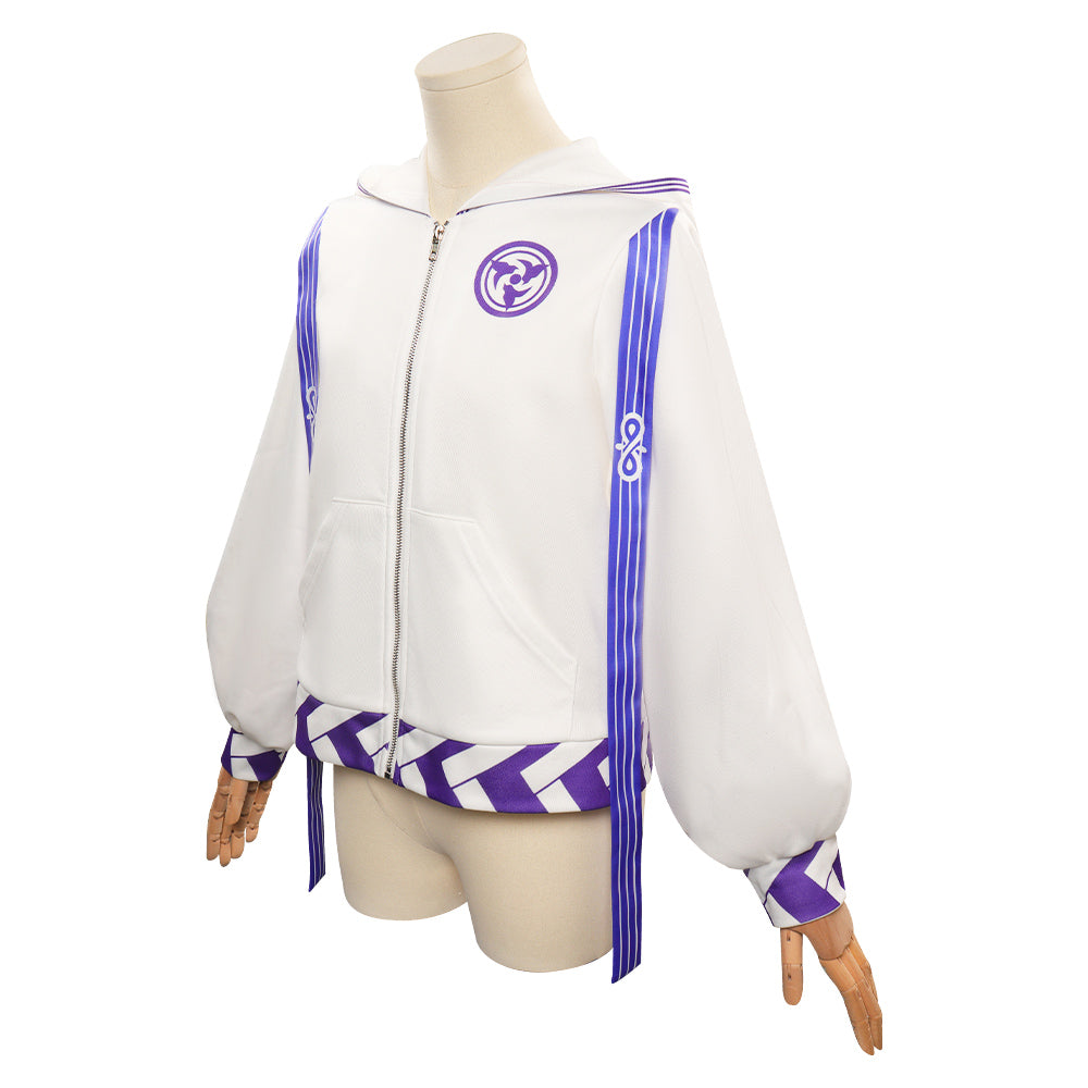 Genshin Impact-Wanderer Cosplay Costume Hoodie Coat Halloween Carnival Party Suit