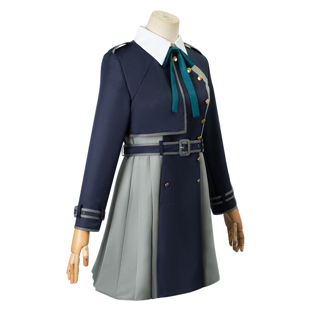 Anime Lycoris Recoil Inoue Takina Blue uniform Cosplay Costume
