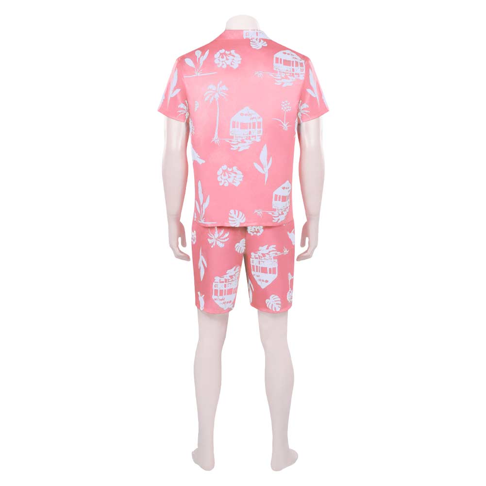 Movie Ken Male Pink Outfits Halloween Carnival Cosplay Costume