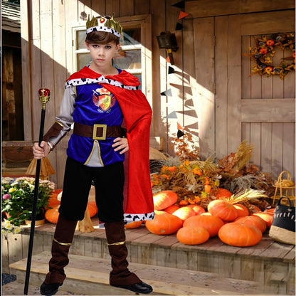 Costume de prince et roi médiéval pour enfant