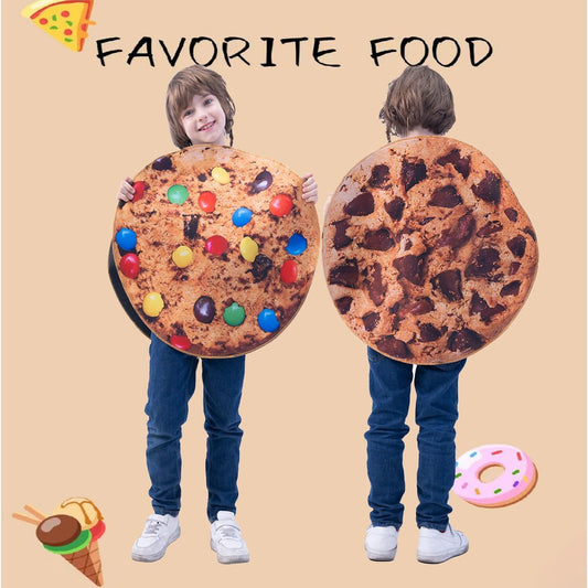 Kids Pizza Costume for Halloween - Unisex Food Themed Tunic for Dress Up and Cosplay