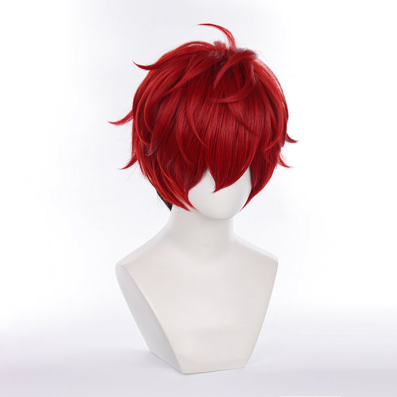 Ensemble Stars Amagi Hiiro Short Red Cosplay Wig