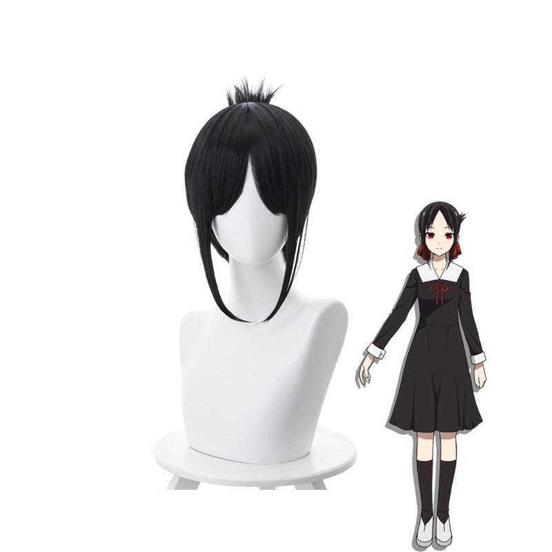 Anime Kaguya-sama: Love is War Kaguya Shinomiya Black Cosplay Wigs