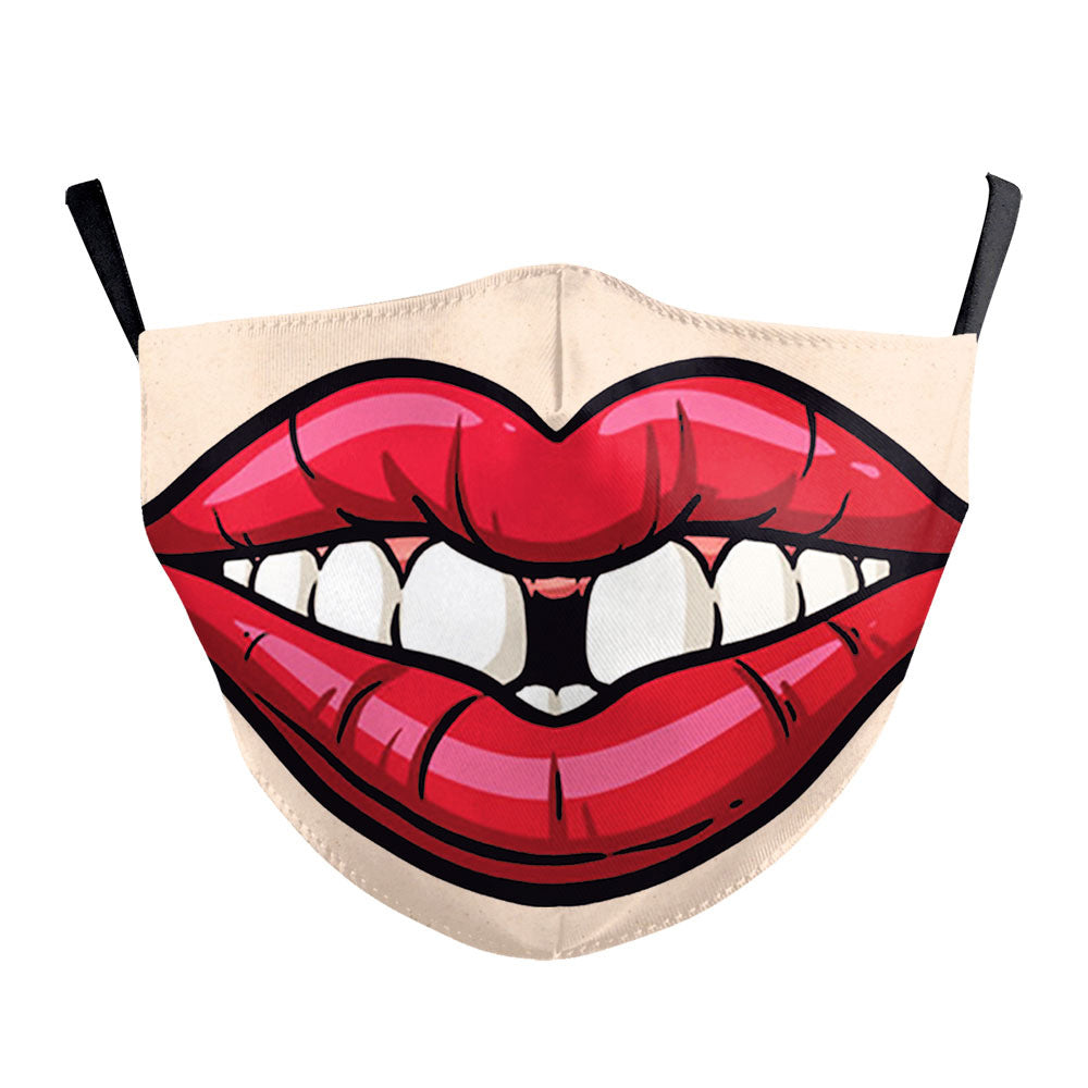 Anime Mask Creative Personalized Funny Big Mouth Expression Mask