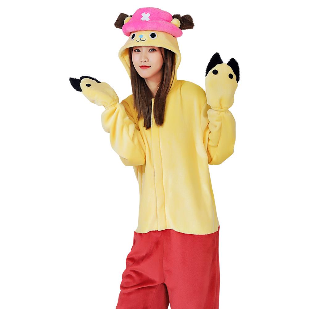 Anime One piece ·Chopper Pajama Adult Unisex Onesies Polyester Sleepwear Pyjamas Halloween Carnival Costume Cosplay Costume